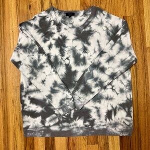 Modern Culture Black & White Tie-Dye Crewneck Sweatshirt - Size XXL